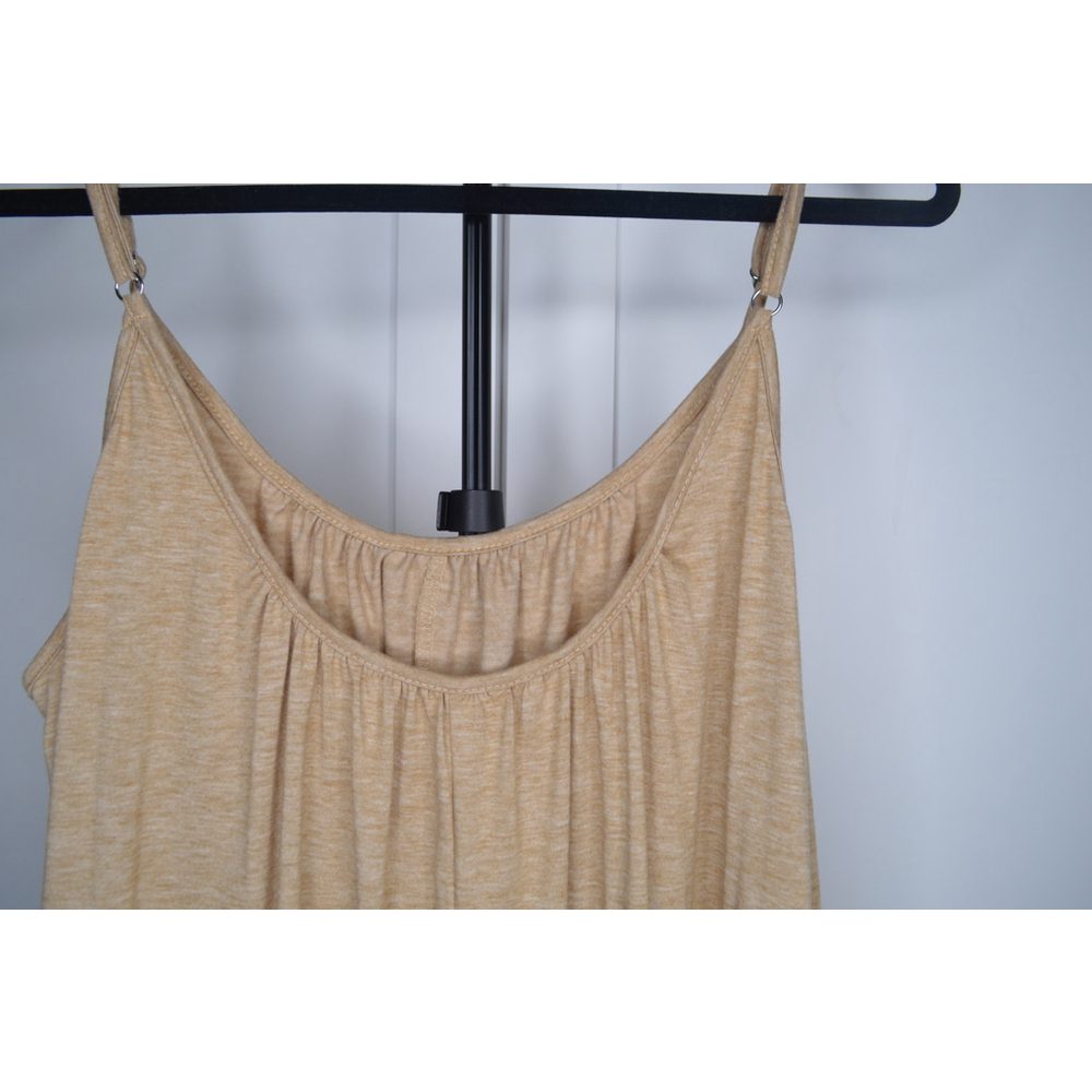 Cream Loose Fit Jumpsuit Size Large SKU231 - Picture 2 of 5